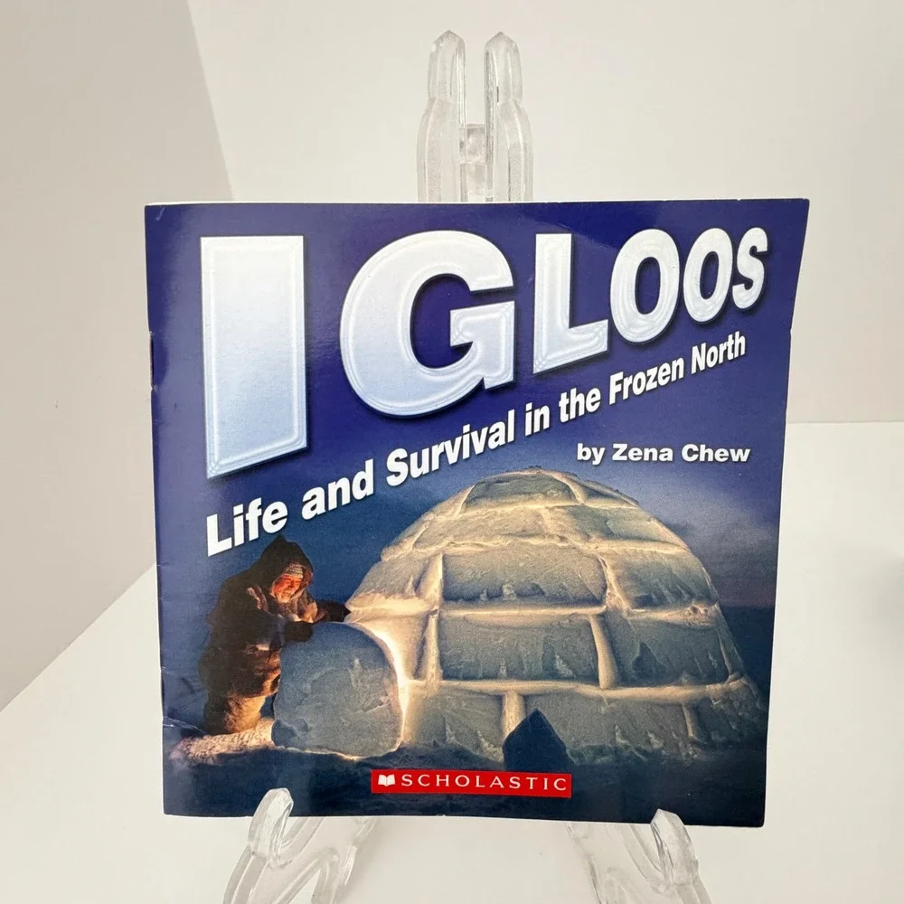 Scholastic Make Your Own Real Igloo Kit Ice Block Mold Book STEM Learning Toy